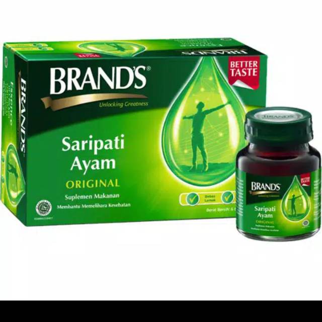 Brands saripati ayam original 70gr isi 6 botol