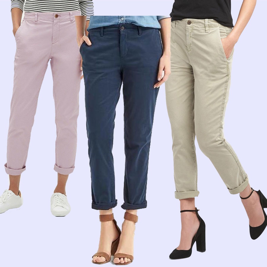 girlfriend chinos pants