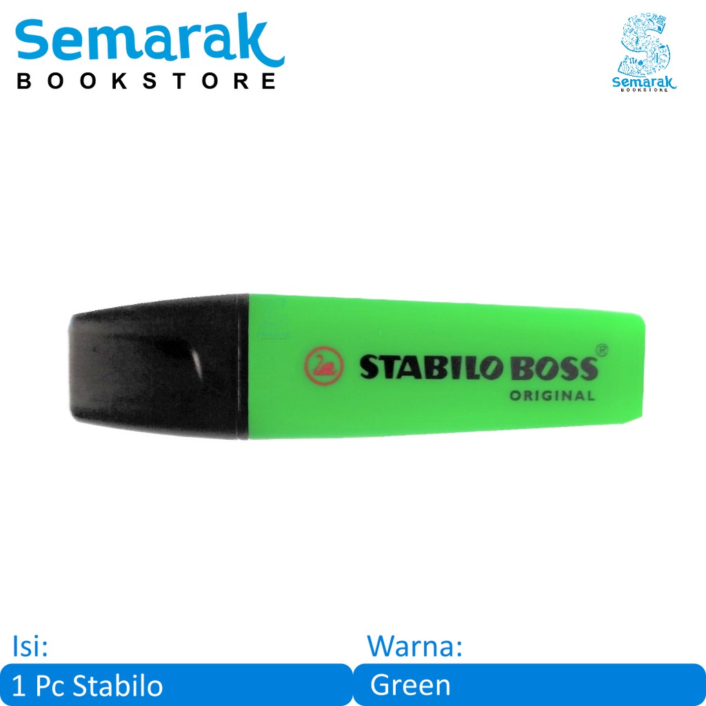

Boss Original Highlighter Stabilo 70/33 - Green [1 Stabilo]