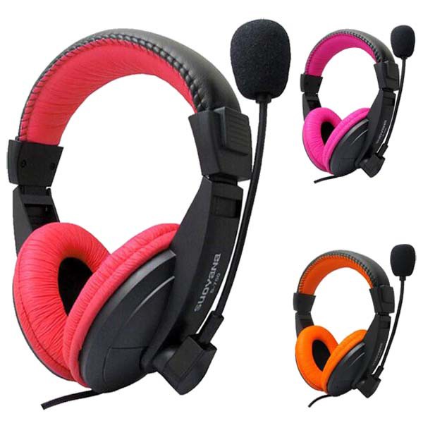 Headset Handsfree Headphone Bando Gaming S750 Suoyana Plus Mic