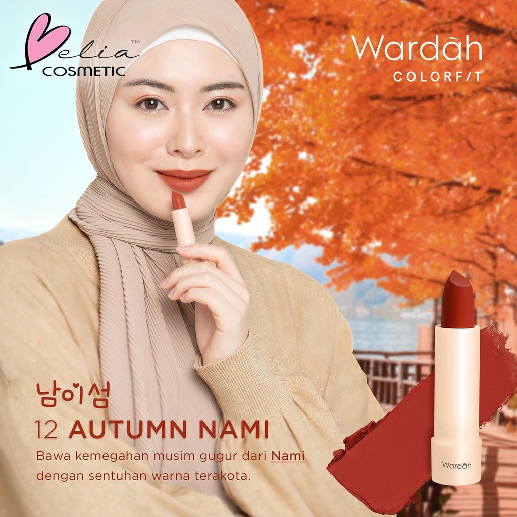 ❤ BELIA ❤ WARDAH Colorfit Ultralight Matte Lipstick 3.6g | lipstik mate wardah