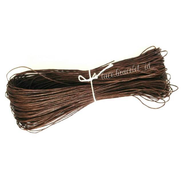 

Tali gelang, tali waxed, tali bahan gelang , tali , tali aksesoris, tali bahan kalung, tali 1mm