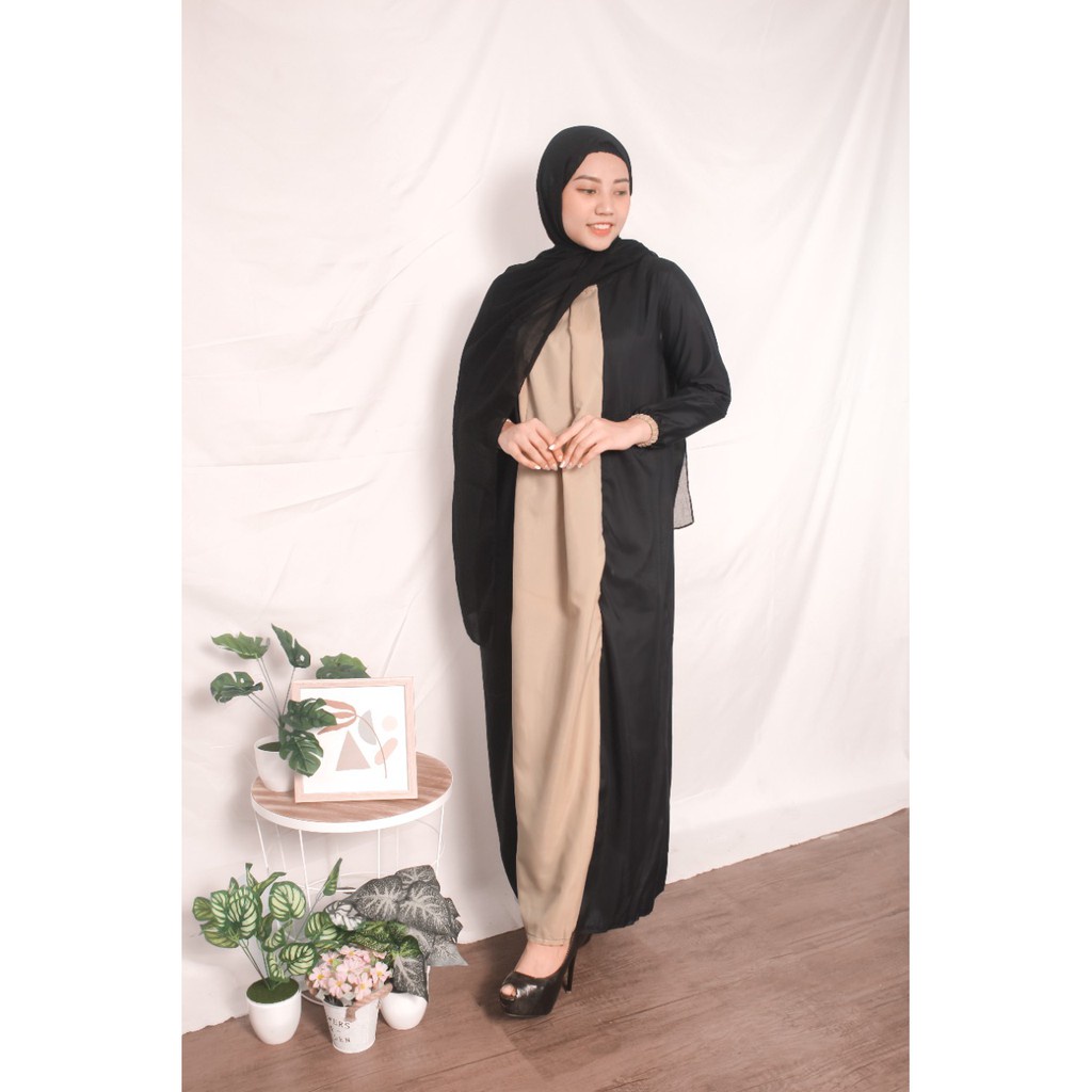 BEFAST - ZRX OOTD Dress PERCY / ALIYAH LONG DRESS / Dress Perempuan / Gamis Maxi Jumbo Long / Fashion Wanita Muslimah / Gamis Polos Casual / LongDress Kekinian Remaja Wanita / OOTD Wanita Kondangan / Terbaru 2022