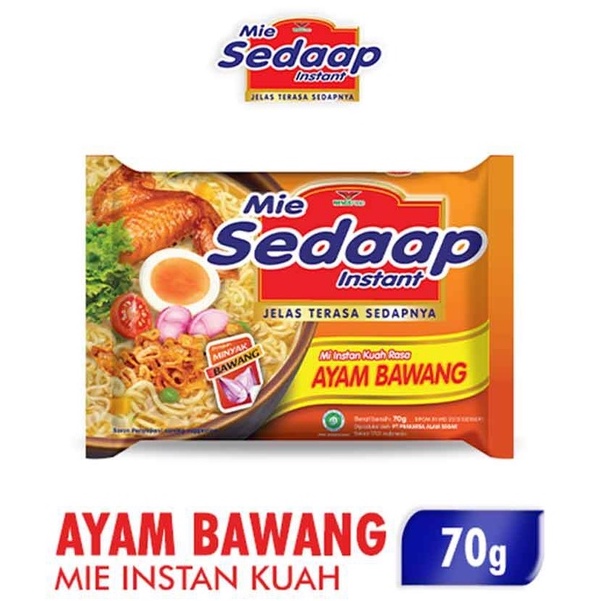 

SEDAAP Mie Instant Ayam Bawang 70gr