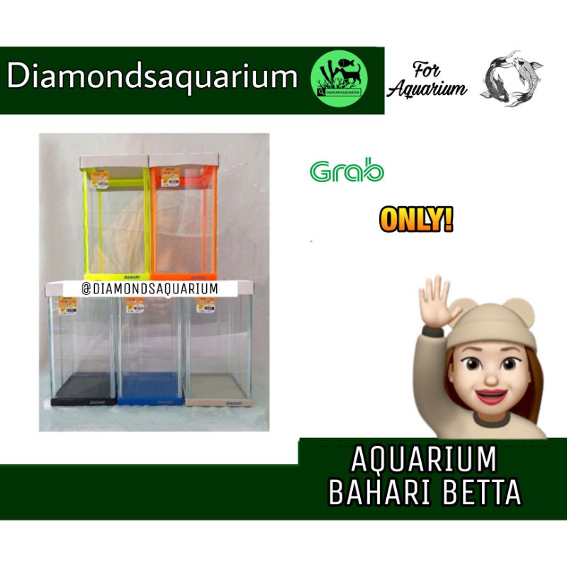 (GRAB ONLY) BAHARI BETTA AQUARIUM AKRILIK BAHARI CUPANG