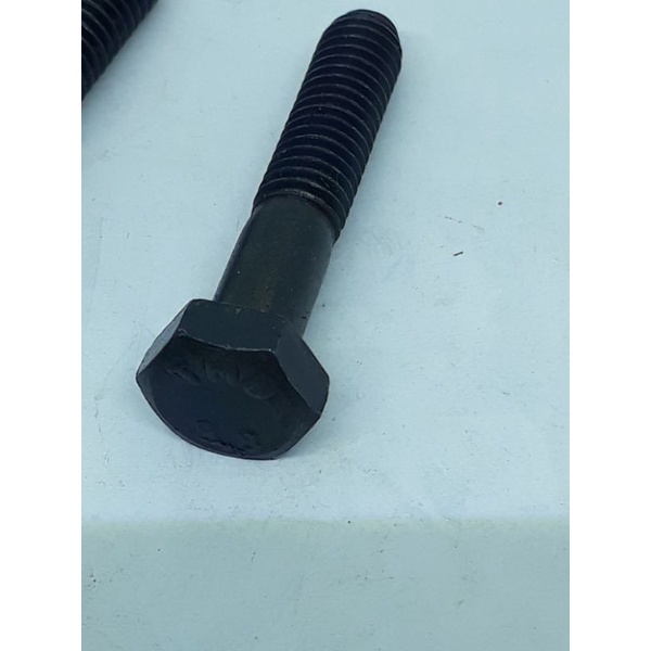 baud baut mur baja m6×30 drat lemes/ halus untuk  verseneleng motor  versneleng perseneleng