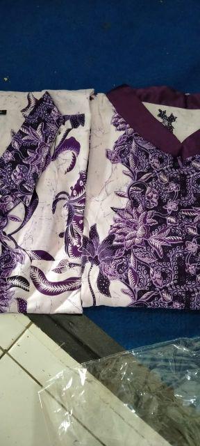 ( Couple Keluarga ) Batik Couple Keluarga Sania Ruffle Ori Ndoro Jowi Dnt - Mega