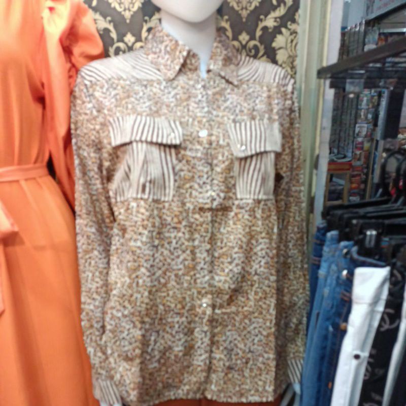 atasan import motif macan