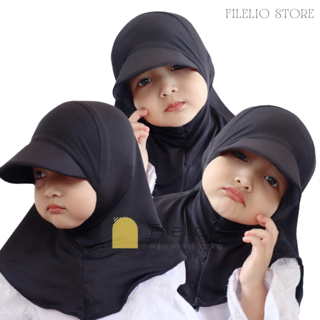 TERMURAH Hijab Anak Murah Topi Sporty Baby Jilbab Anak Lucu Umur 0-3 Tahun Krudung Anak Perempuan