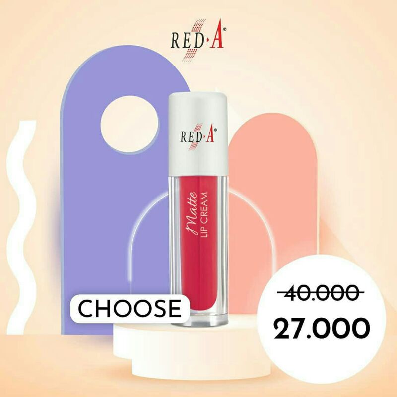 Red A Lip Cream Matte Viva Cosmetics