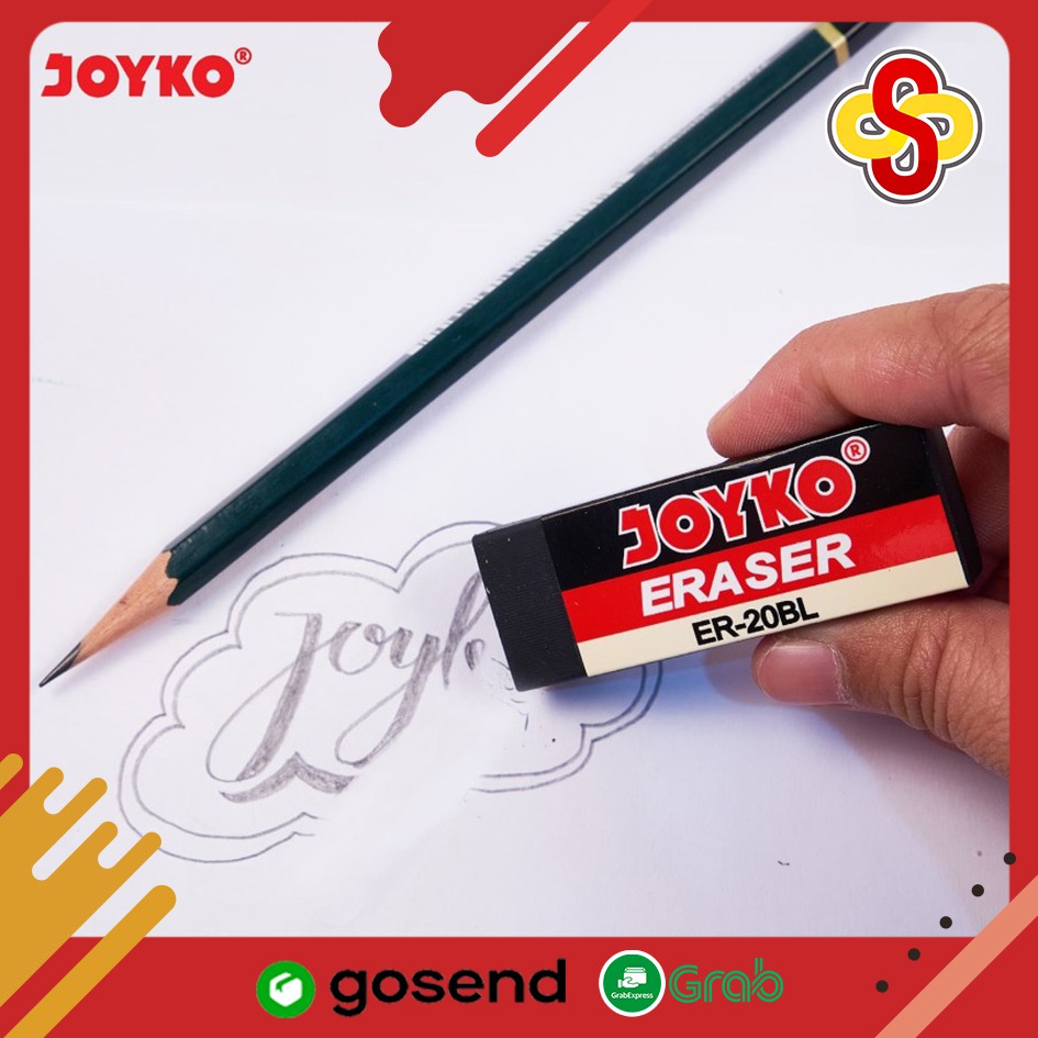 Penghapus Joyko ER-20BL Hitam