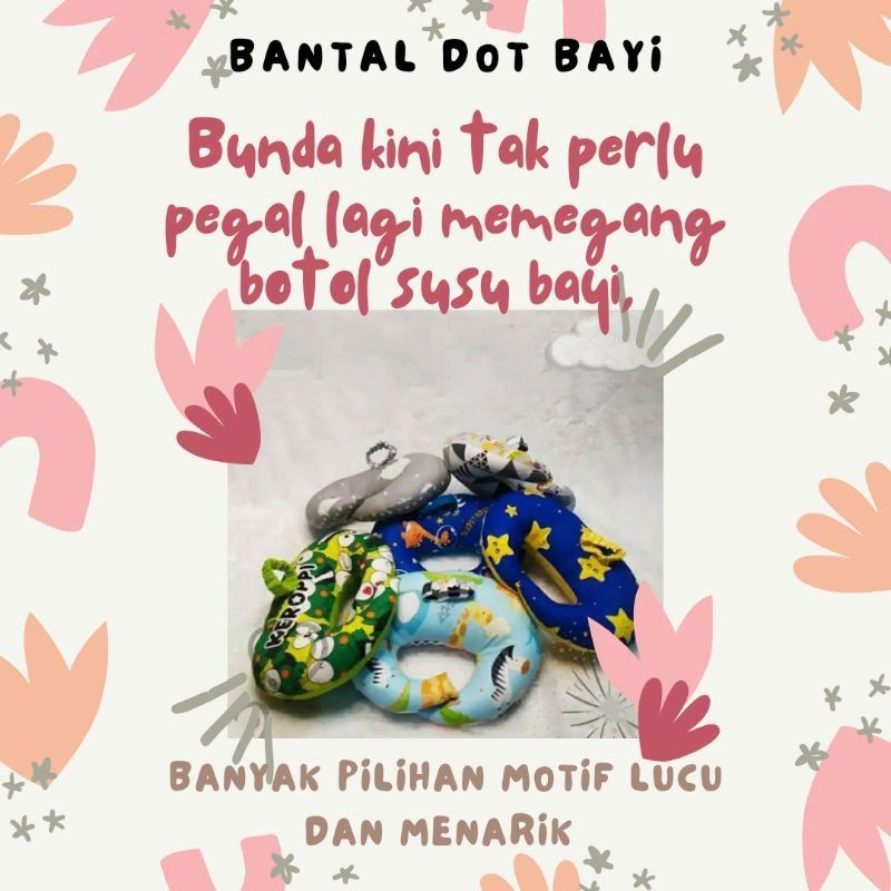 Bantal Dot Susu Bayi Anti Pegal / Bantal Penyanggah Botol Susu