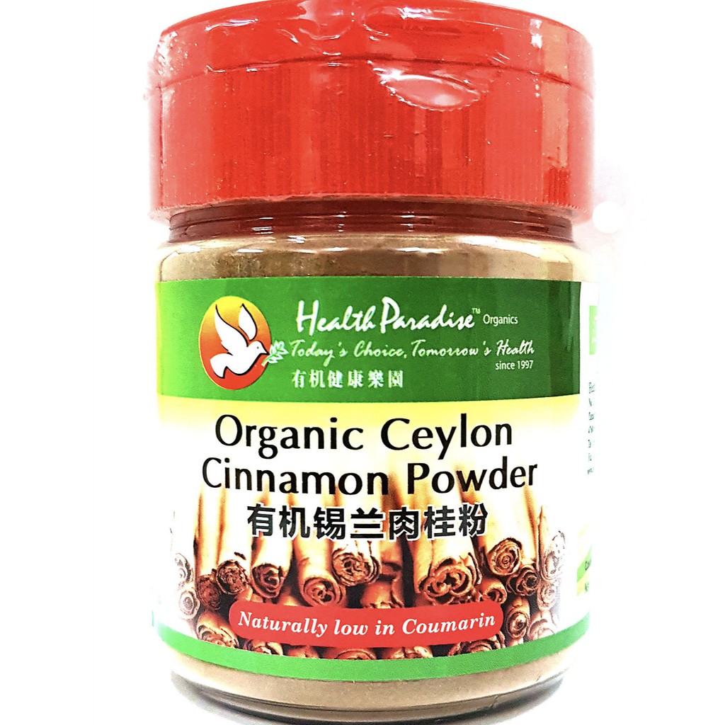 Health Paradise Organic Ceylon Cinnamon Powder 80g