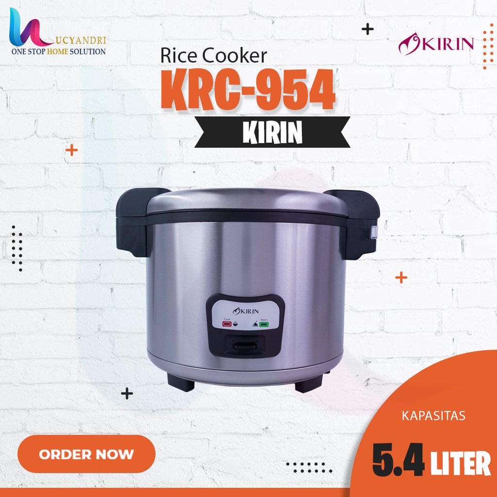 Kirin KRC954 Rice Cooker 5.4 Liter Berkualitas Original Garansi Resmi