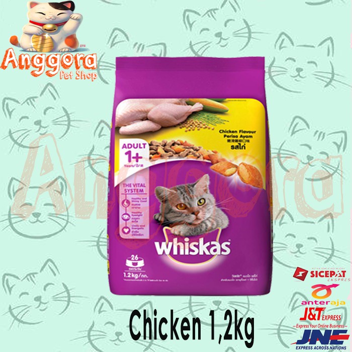 WHISKAS 1,2kg All Varian ( EKSPEDISI )