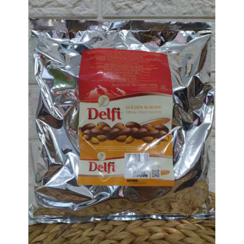 

promo coklat Delfi Mede 1kg/promo Delfi almond 1kg/coklat kiloan/Delfi almond 500gr/Delfi almond 1kg