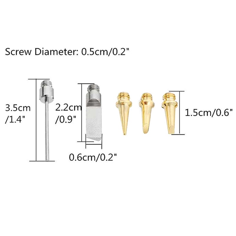 （✔✔❤5pcs HS-1115K Pen Solder Gas Butana Bahan Besi