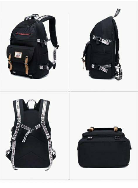 Qisswa_Tas Ransel Remaja Wanita Dan Pria Ransel Stylish School Korean Stylise Tas Backpack Schoolgirll Fashion Korea Terbaru Version Harajuku Ulzzangg High School Diobrale - Tas Ransel Wanita Motif Kartun Kekinian Terbaru Tas Ransel Sekolah Remaja Murah