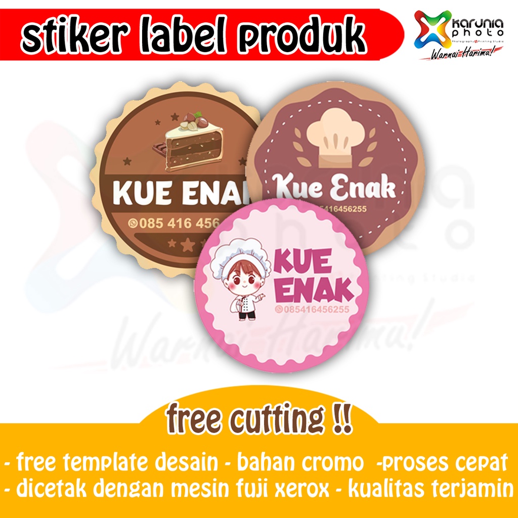 

Cetak Stiker Kemasan Chromo // Cetak Label Makanan & Label Kemasan // Sticker Cutting