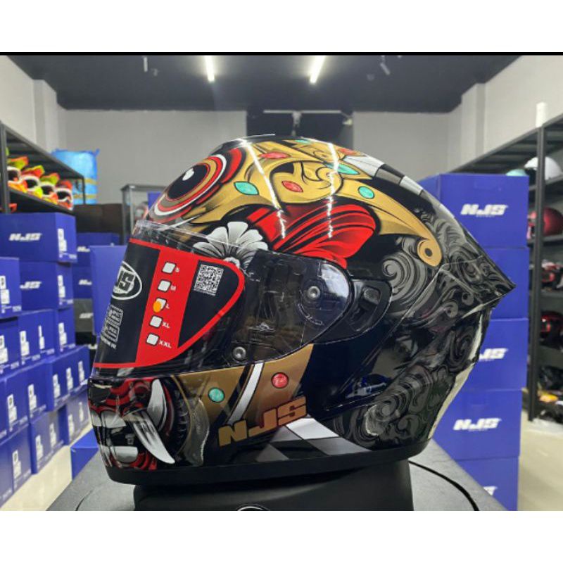 HELM NJS ZX1 BARONG PAKET GANTENG