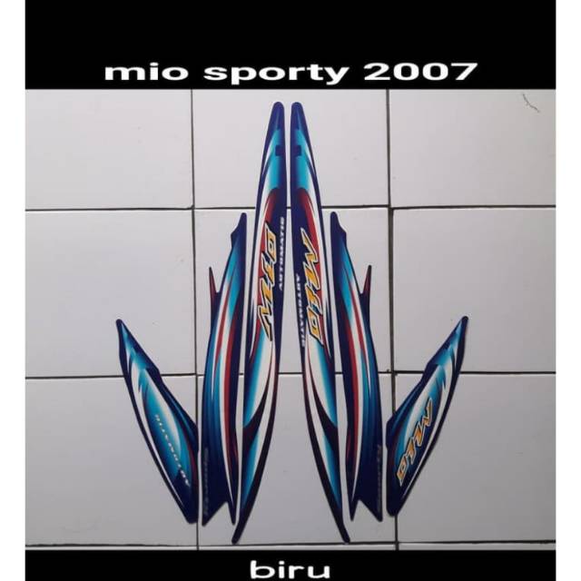 Striping mio sporty 2007 biru