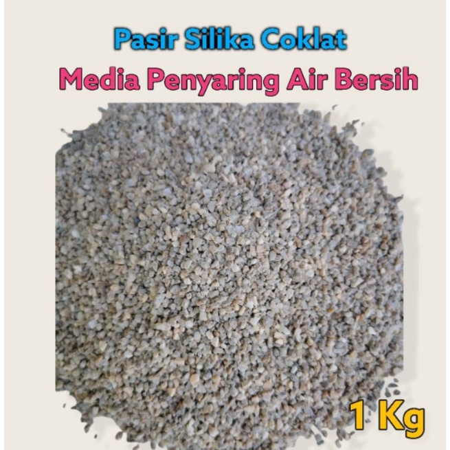 Pasir Silika Coklat 1 Kg Pasir Silica Penjernih Air Aquascape Aquarium