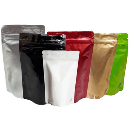 

Stand Up pouch Padat Super Gold,Black,RED,GREEN,SILVER 250,500,1000 Gram