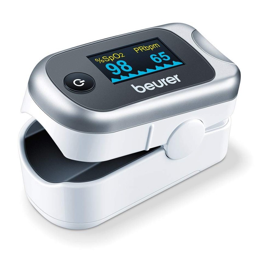 BEURER PO40 PO-40 FINGER PULSE WITH PI OXIMETER SATURASI OKSIGEN MEDICALONLINE MEDICAL ONLINE