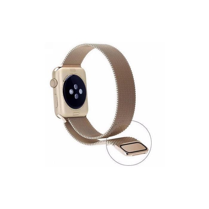 Tali Jam App Watch Milanese Loop Strap Band  38 /40 mm - Gold