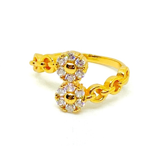 Cincin wanita //cincin permata //cincin lapis emas//perhiasan// cincin