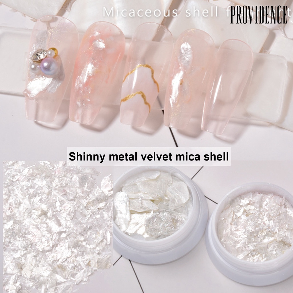 1 Kotak Stiker Kuku Sequin Glitter Holografik Tidak Pudar Untuk Manicure Wanita