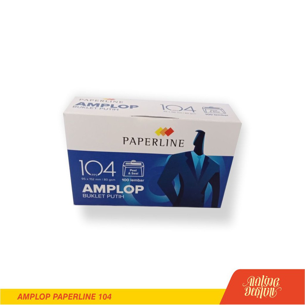 

1pack Amplop paperline 104 berperekat
