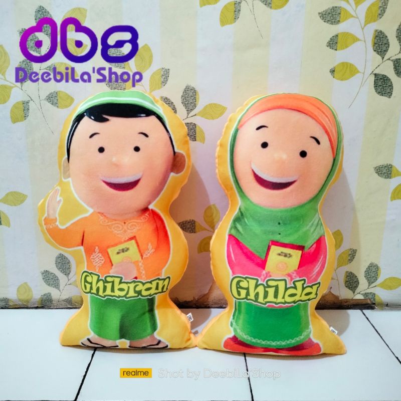 BONEKA BANTAL HAFIZ HAFIZAH DOLL CUSTOM NAMA / BONEKA HAFIZ DOLL PRINTING CUSTOM