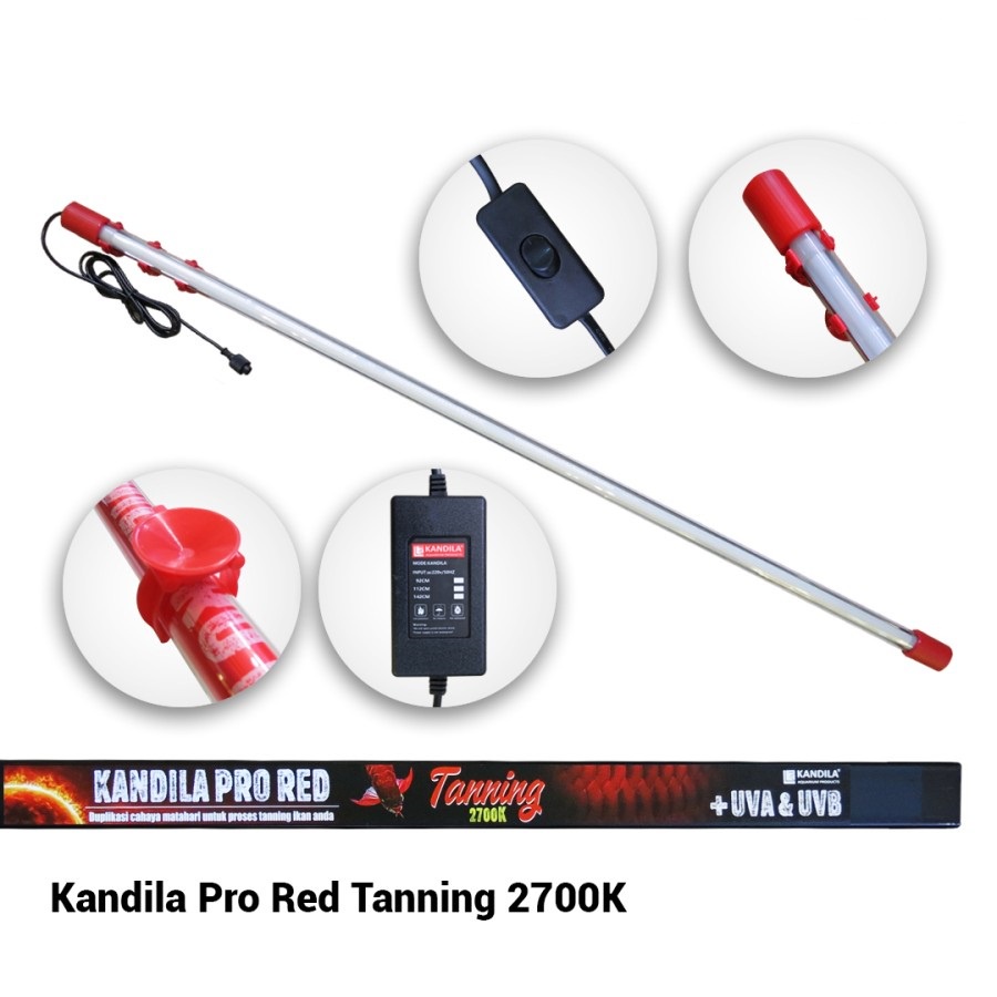 LAMPU KANDILA PRO RED TANNING 13000 K CELUP T5 AQUARIUM IKAN ARWANA