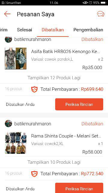 Risna Batik Hrb26 Kenongo Kemeja Hem Pendek Padi Pekalongan M L Xl Murah Keren Batik Pria Wajik Biru