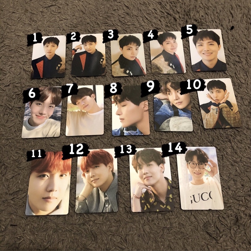 sharing photocard pc jhope hobi dicon 101 bts
