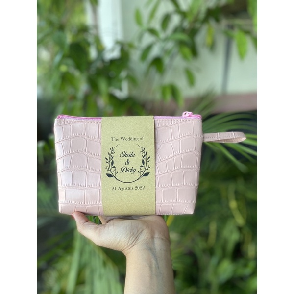 pouch croco / dompet croco / sovenir dompet murah / souvenir dompet murah / pouch skincare murah