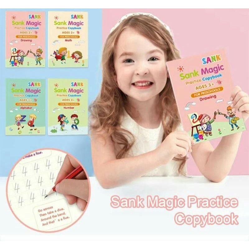 

Sank Magic Book 4in1 anak paud