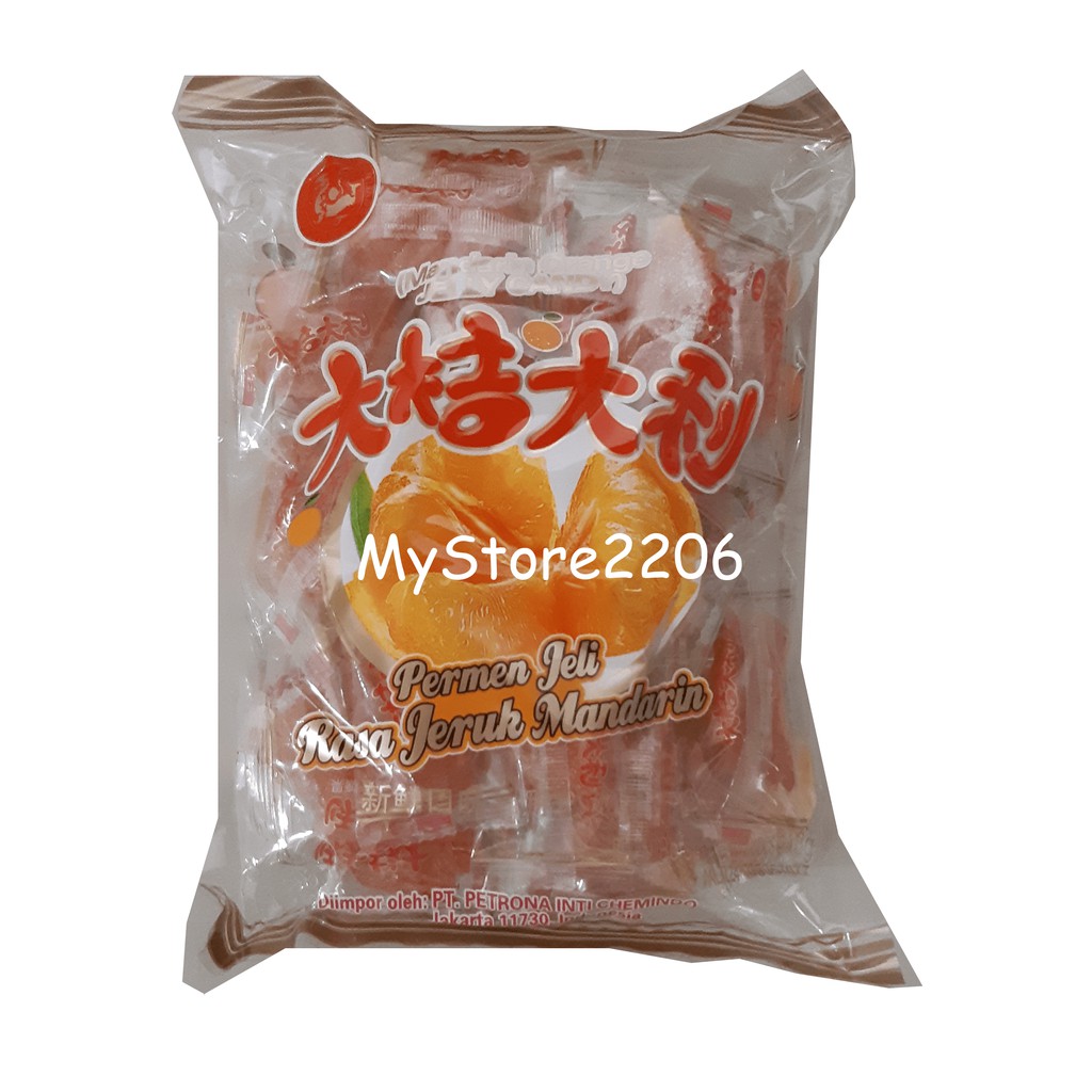 Jual Permen Jeli Rasa Jeruk Mandarin Khas Imlek Shopee Indonesia 1773