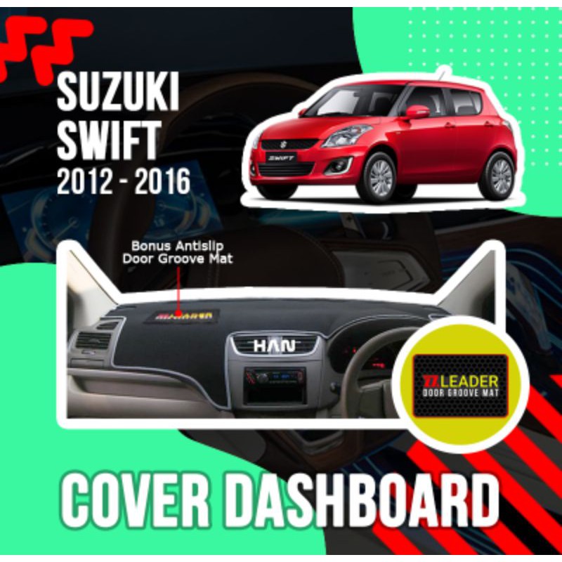 alas karpet cover dashboard mobil new swift