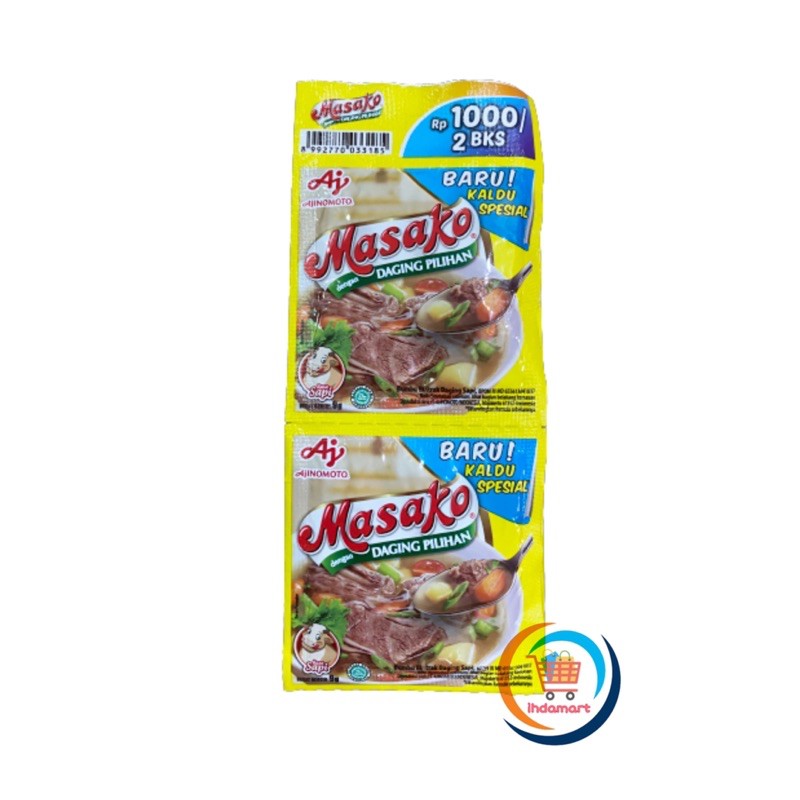 Masako 9 gr 1 Renceng Isi 12 pcs