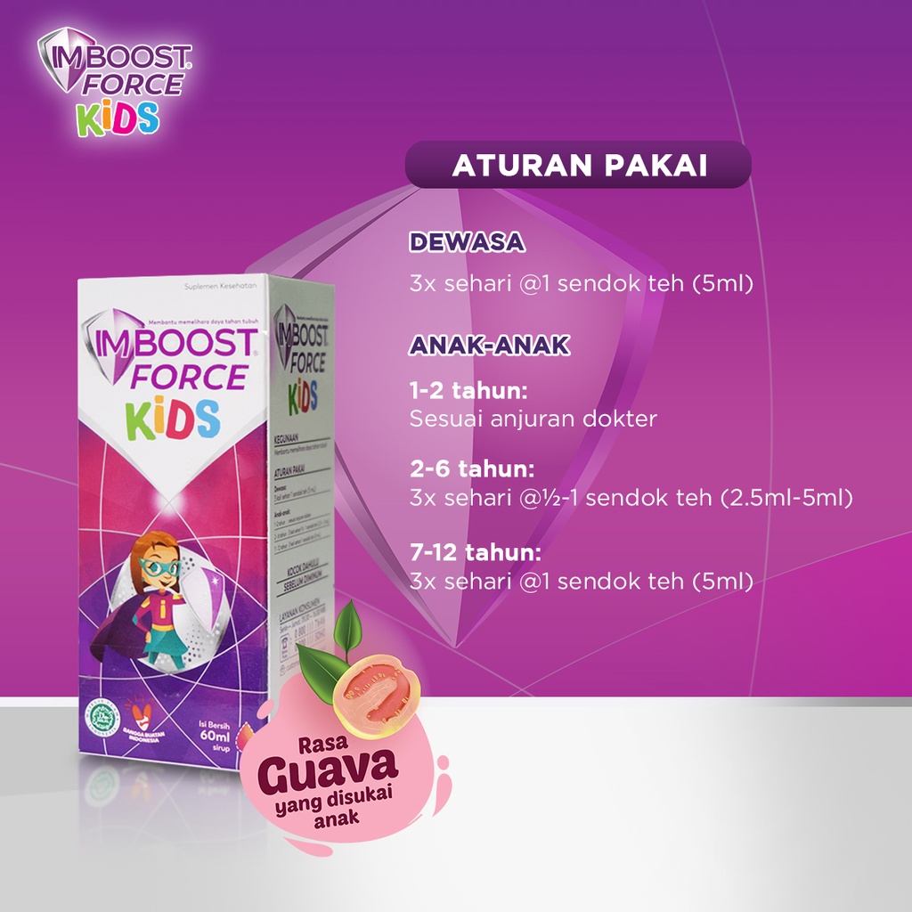 Imboost Force Kids Sirup Suplemen Daya Tahan Tubuh 60ml