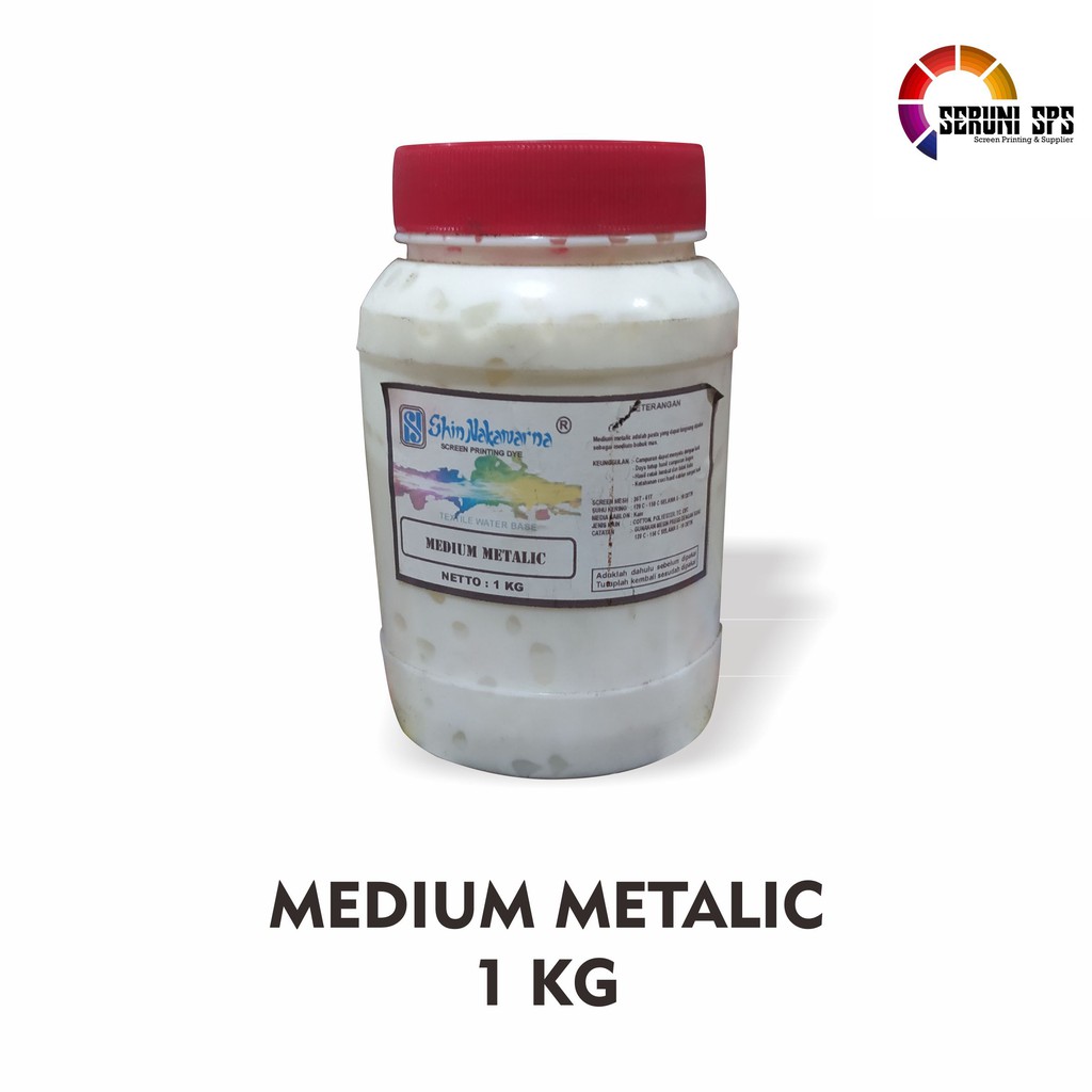 

Shin Nakawarna Cat / Tinta / Sablon Rubber Medium Metalic - 1 kg