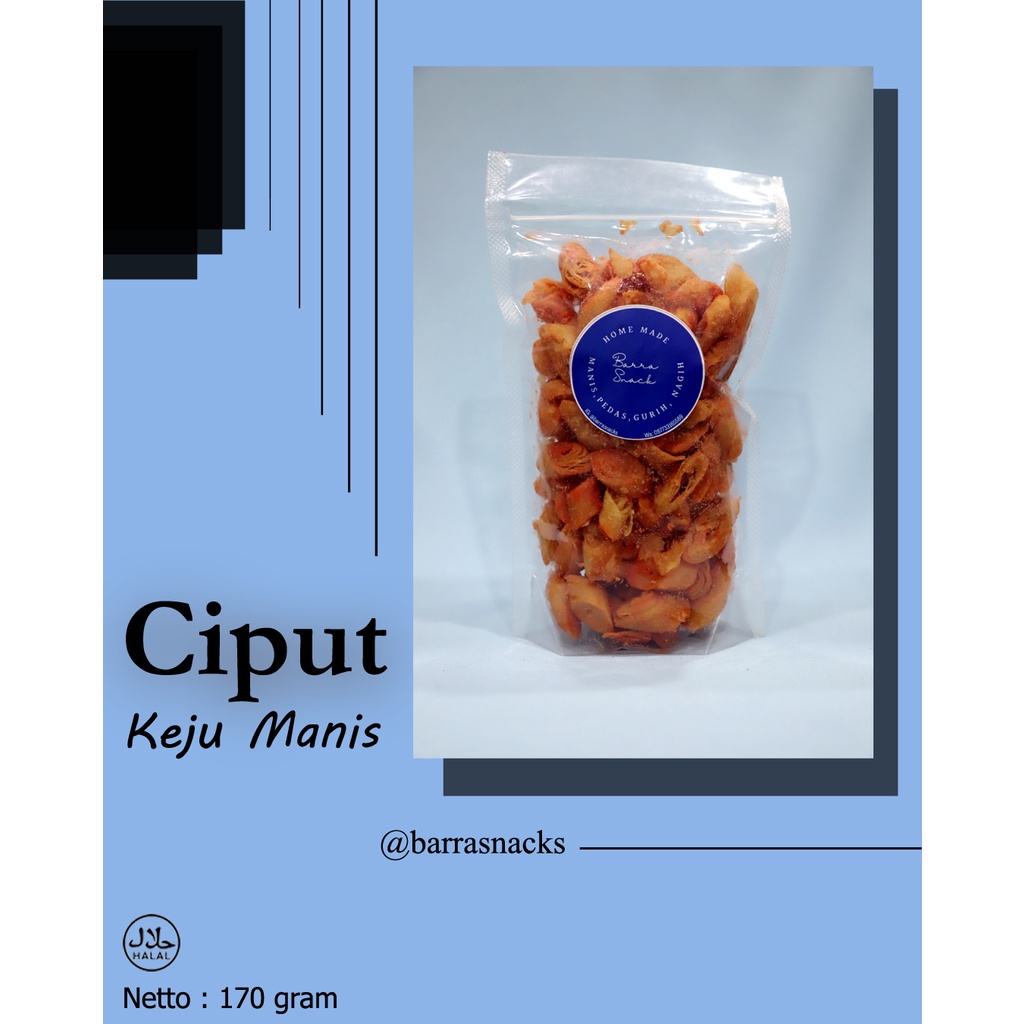 

Ciput Keju Manis Barra Snack *170gram