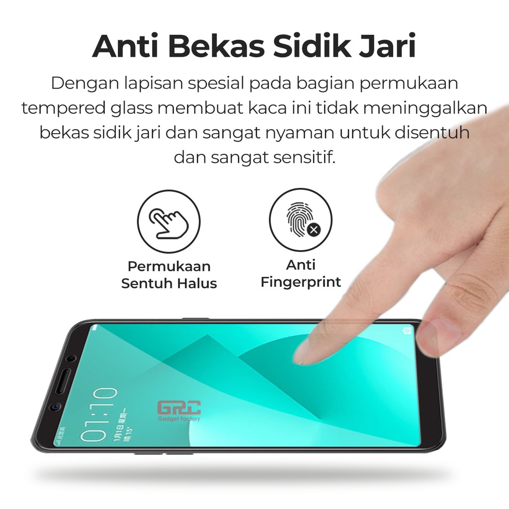 Tempered Glass OPPO A83 Anti Gores Kaca Full Cover