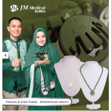 PROMO TERBARU !!  BISA COD ALSYVA BLACK JADE - Green Jade - White Jade - Kalung Dan Gelang Kesehatan