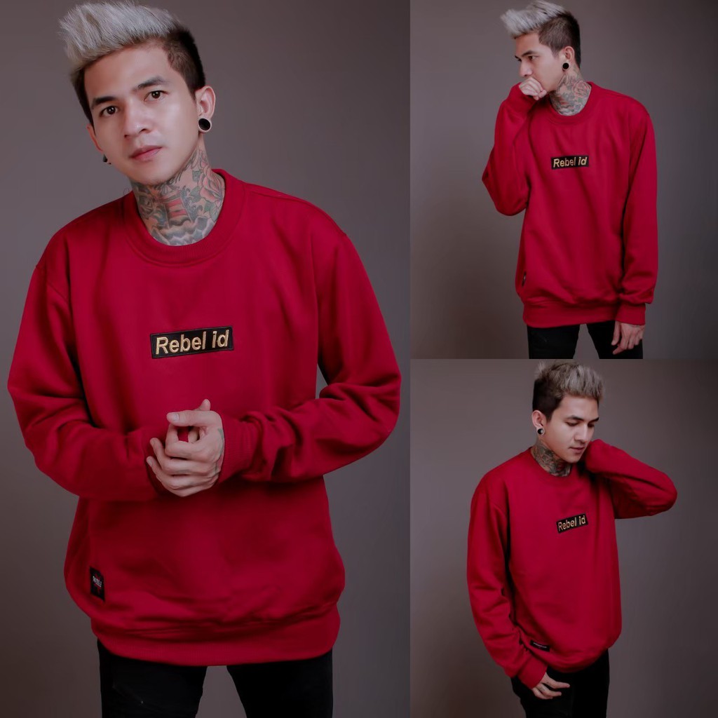 SWEATER PRIA COWOK SWEATER OBLONG ORIGINAL REBEL ID - HJB