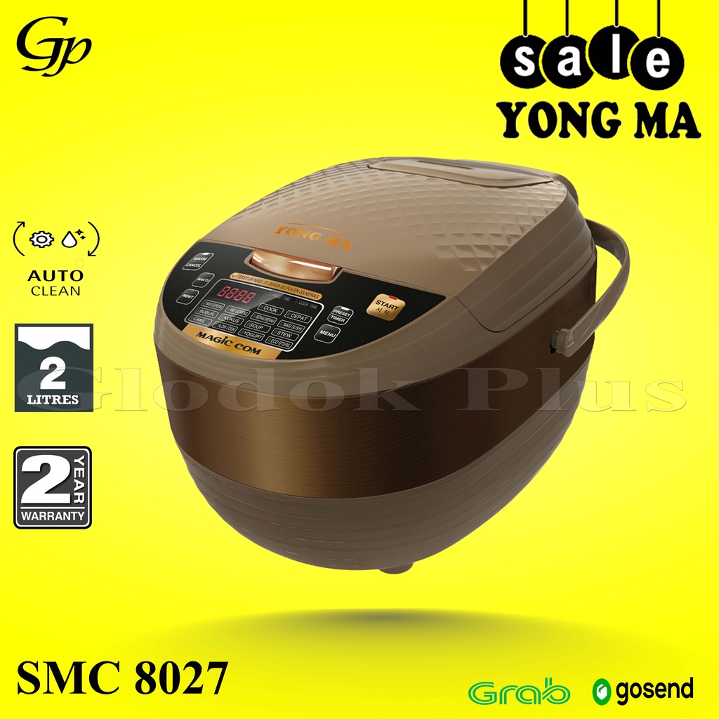 Yong Ma SMC 8027 Rice Cooker 2 Liter I Magic Com SMC8027 yongma