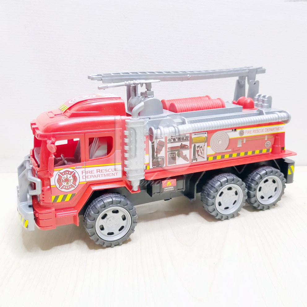 Super Transportation Truck Damkar 9000 Mainan Truk Pemadam Kebakaran Firetruck