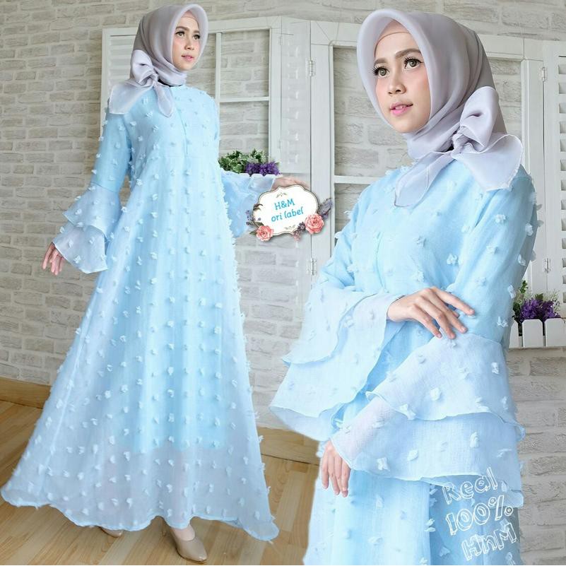 Model Baju Muslim Gamis Terbaru Dan Modern Rubiah Terompet Shopee Indonesia